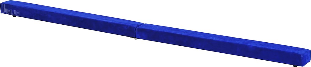 HOMCOM Barra de Equilíbrio Ginástica Dobrável 210 cm Barra de Ginástica Artística para Crianças Iniciantes e Ginastas 210x10x6,5 cm Azul | Aosom Portugal