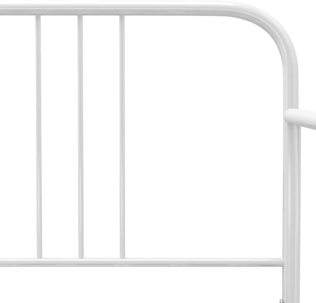 Sofá-cama 90x200 cm metal branco