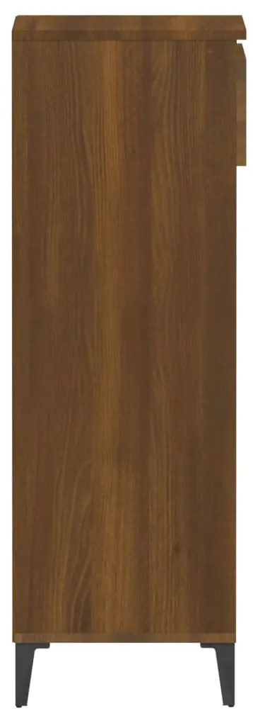 Sapateira 40x36x105 cm derivados de madeira carvalho castanho