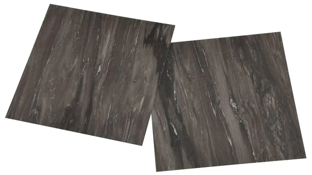 Tábuas de soalho autoadesivas 55 pcs 5,11 m² PVC cinza-escuro