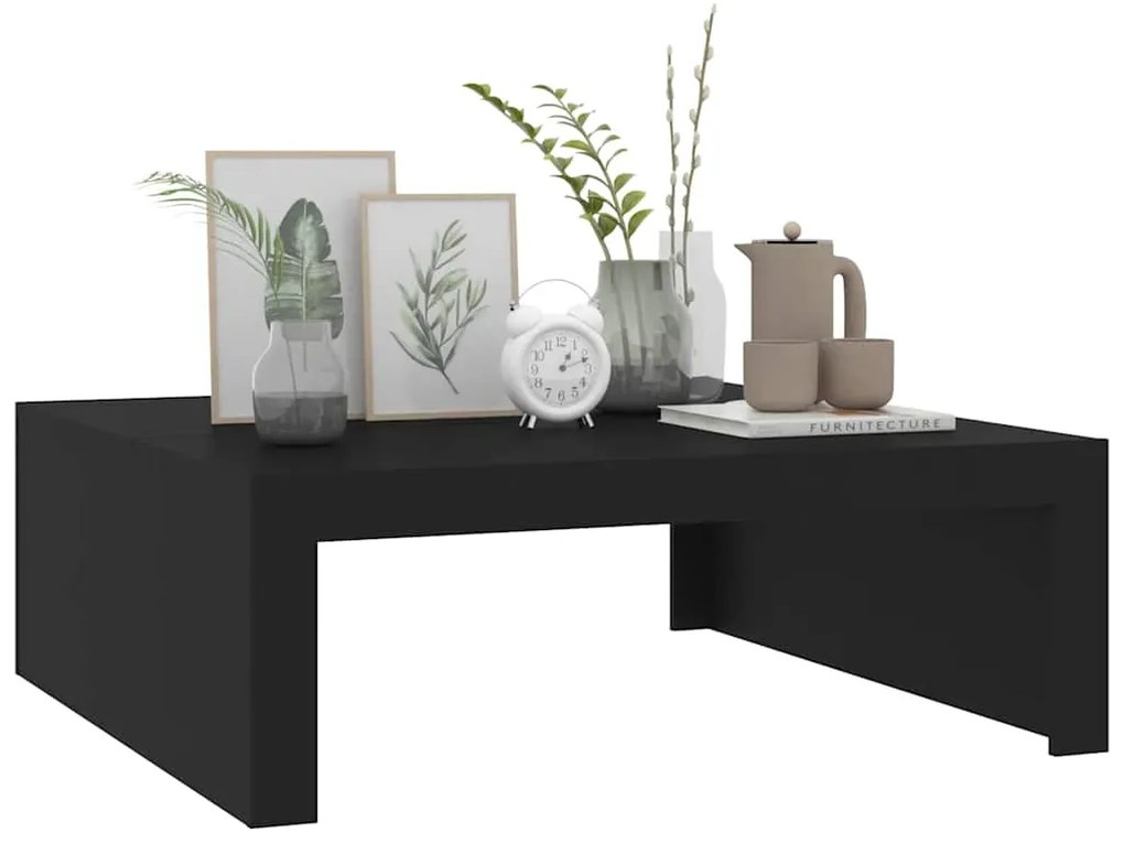 Mesa de centro 100x100x35 cm derivados de madeira preto