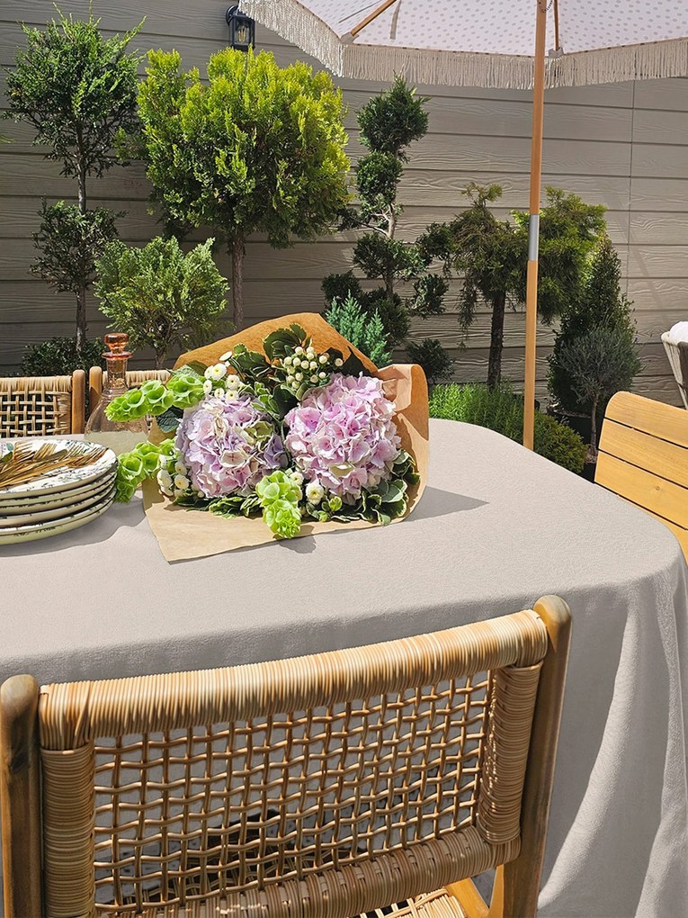 Toalha de mesa em tecido em tecido jacquard de algodão Paradia