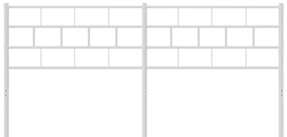 Cabeceira de cama 200 cm metal branco
