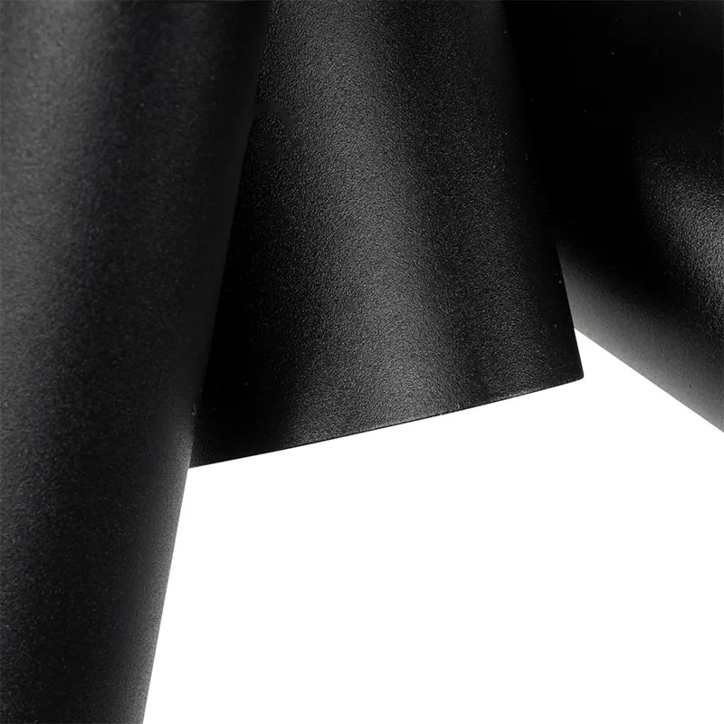 Projetores de design preto 2 luzes ajustáveis - Michael