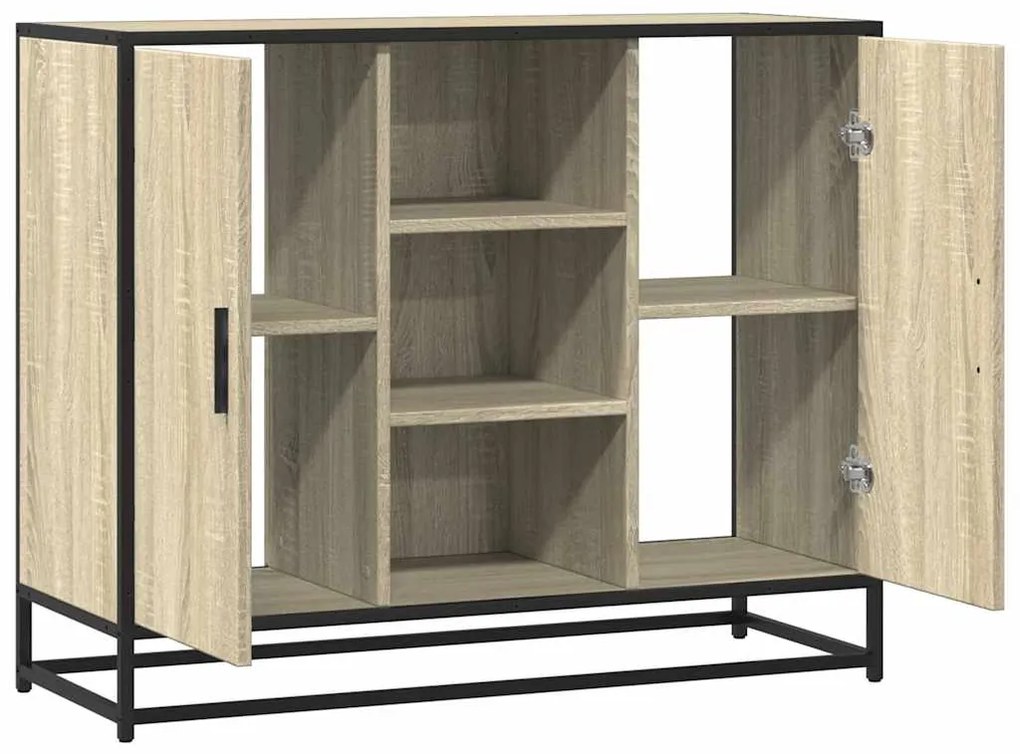 Aparador 92x35x76 cm derivados de madeira carvalho sonoma
