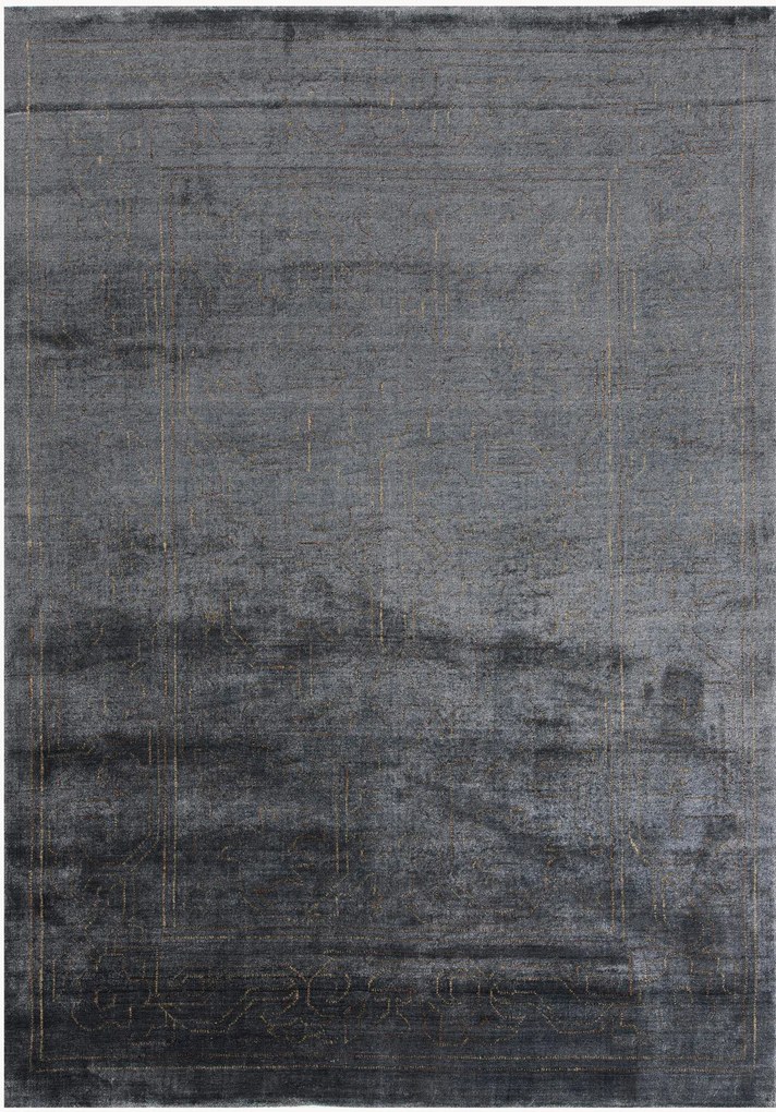 Tapete em viscose artesanal de pelo curto Kaito