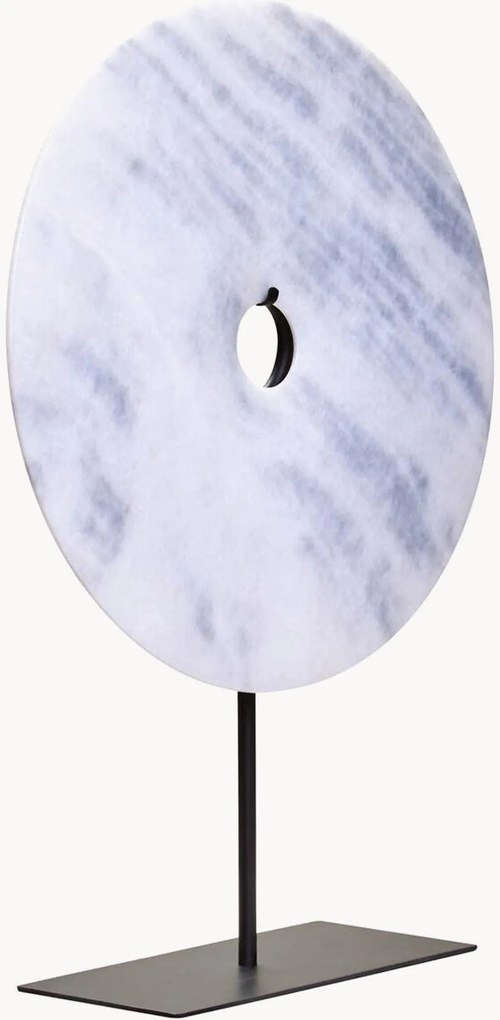 Escultura em disco de mármore artesanal Zoro