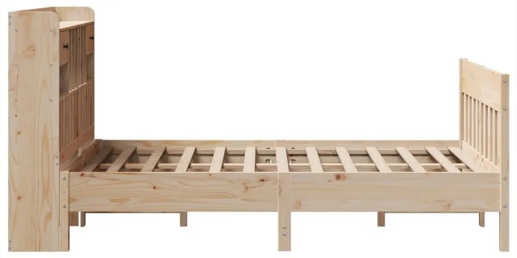 Cama sem colchão 135x190 cm madeira de pinho maciça