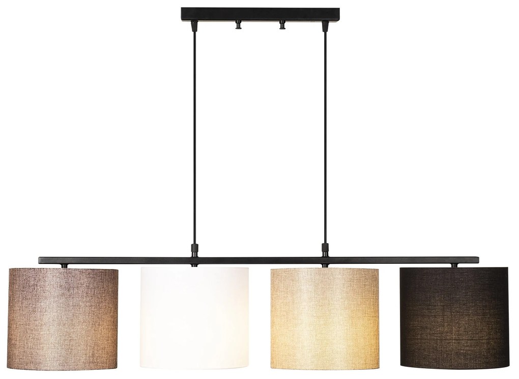 Candeeiro de Teto Valiz – Preto – 110 x 25 cm