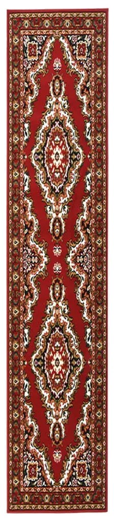 vidaXL Passadeira 100x500 cm polipropileno vermelho oriental