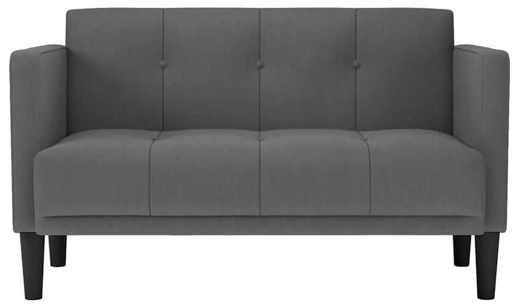 Sofá-luvas 111 cm tecido cinzento-escuro