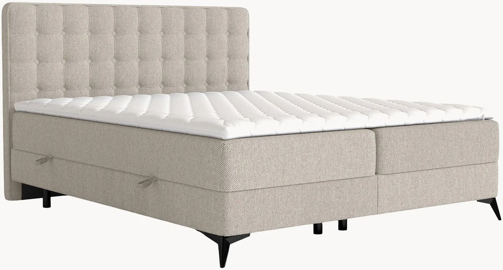Cama divã artesanal com arrumação Annakie, H3