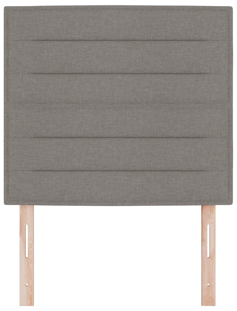 Cabeceira Design Lines Taupe 90 cm Tecido