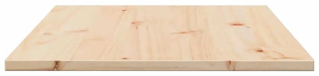 Tampo de mesa retangular 80x50x1,7 cm pinho maciço