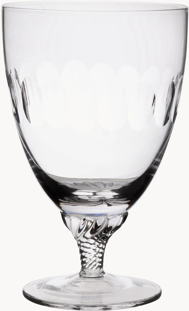 Copos bistrô em cristal artesanal Lens, conjunto de 6