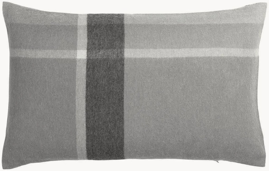 Capa de almofada reversível em lã de alpaca Manhattan