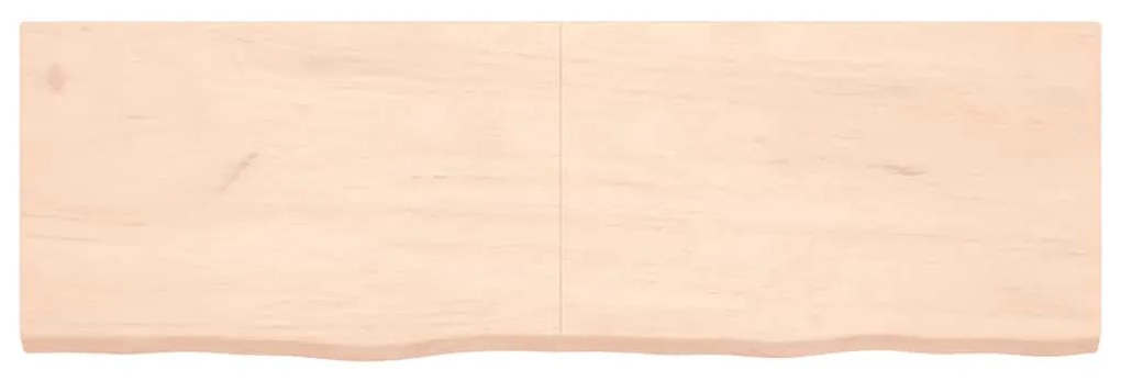 Prateleira de parede 160x50x(2-4)cm carvalho maciço não tratado