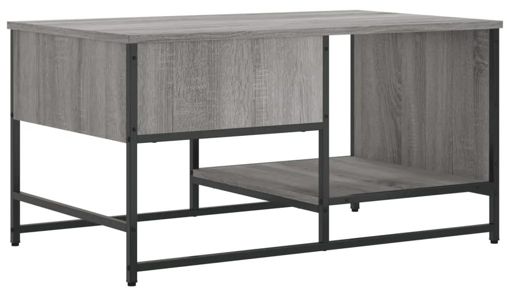 Mesa de centro 85,5x51x45 cm derivados de madeira cinza sonoma