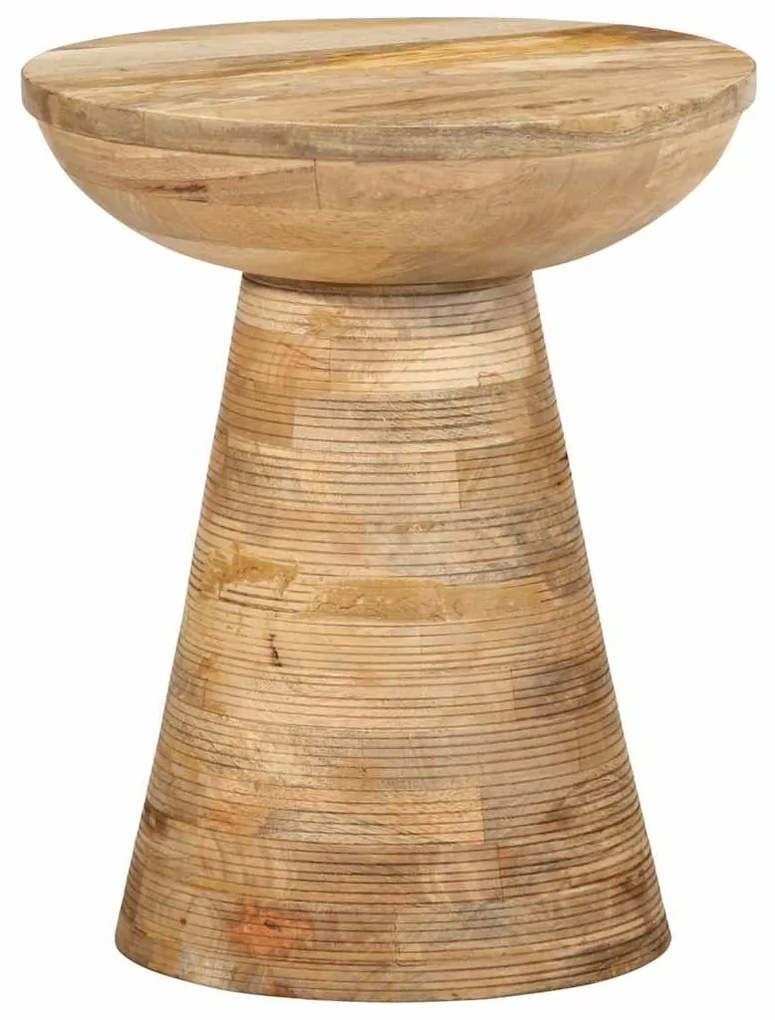 Mesa de apoio Ø37x45 cm madeira de mangueira maciça