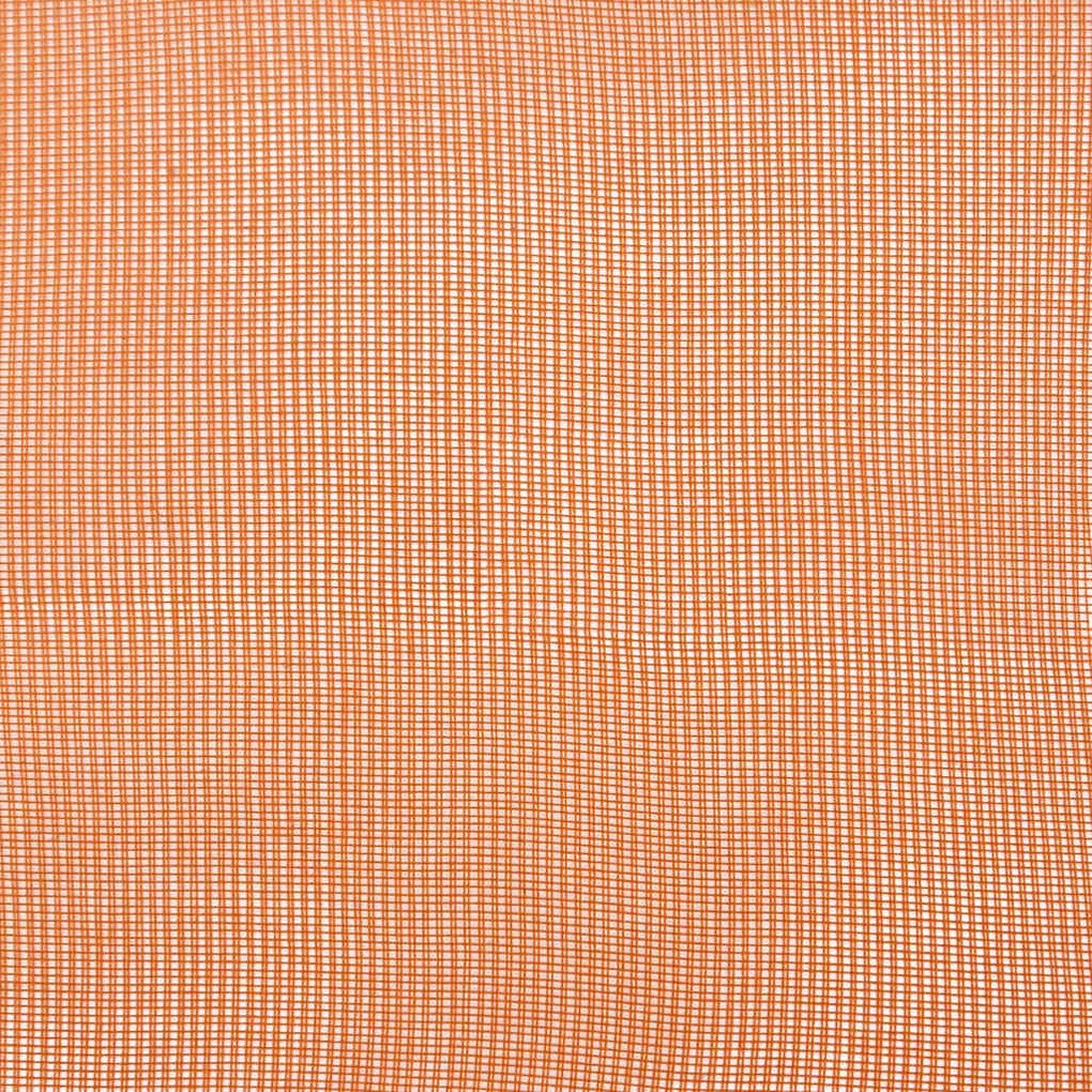 Cortinas de voile com ilhós 2 pcs terracota