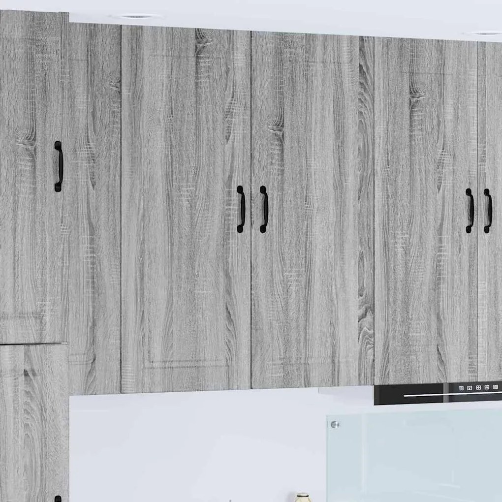 vidaXL Armário de Cozinha com prateleira Cinza Sonoma 40 x 31 x 100 cm