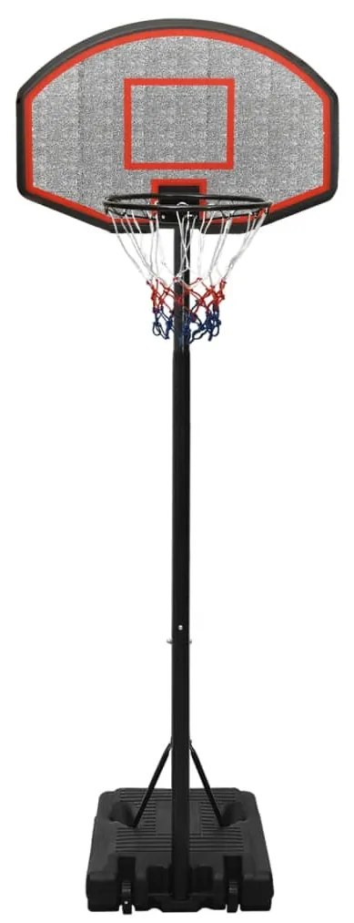 Tabela de basquetebol 237-307 cm polietileno preto