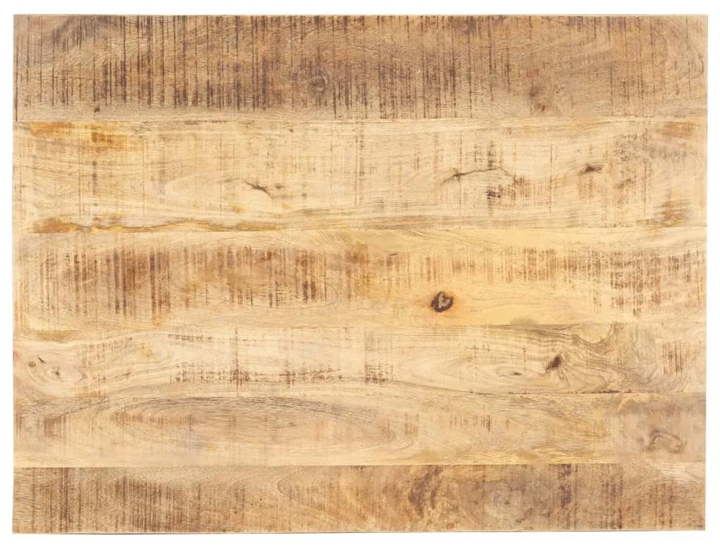 286012 vidaXL Tampo de mesa madeira de mangueira maciça 15-16 mm 90x60 cm