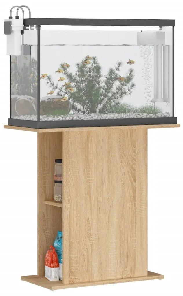 Suporte aquário 75x36x72,5 cm deriv. madeira carvalho sonoma
