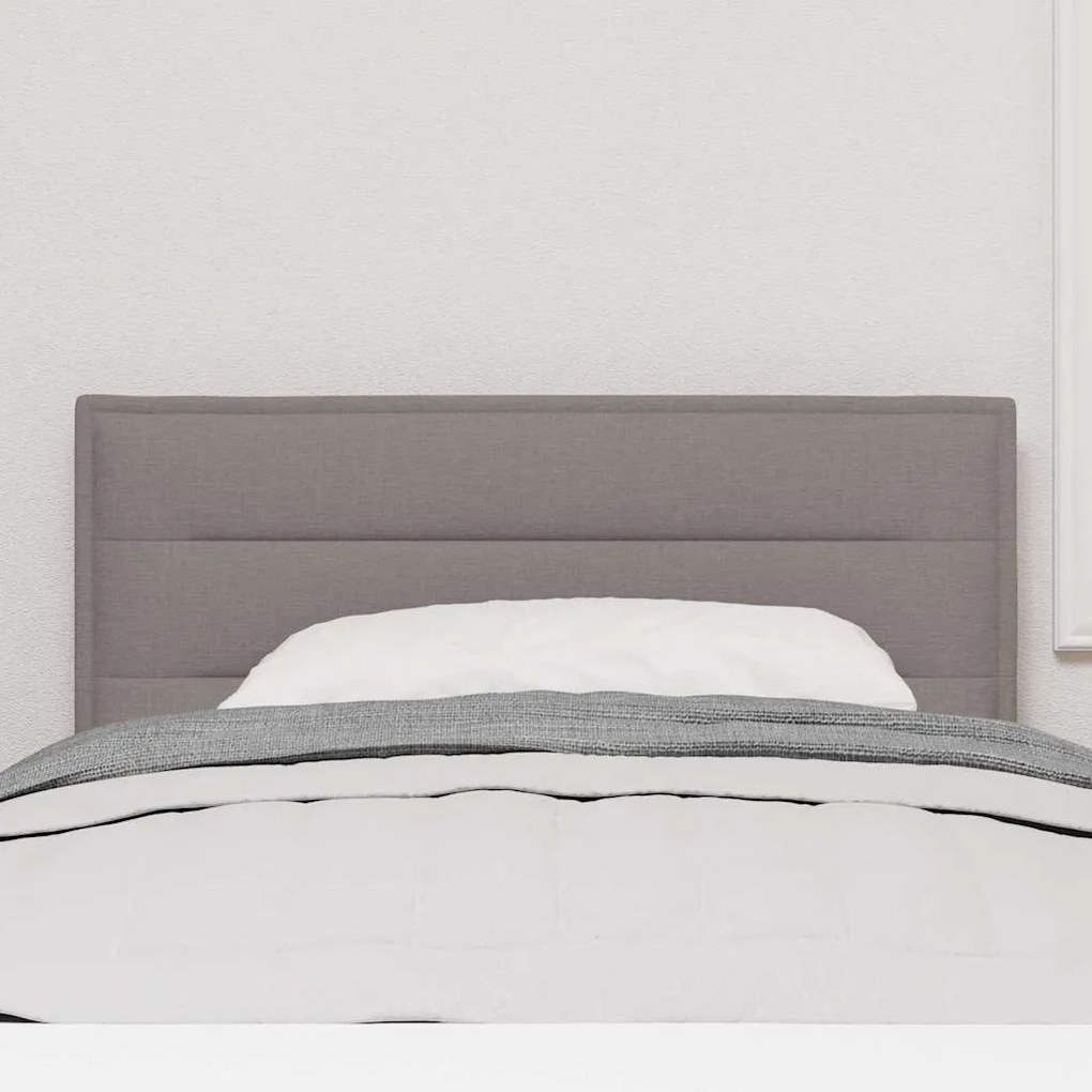 Cabeceira vidaXL Design Linhas Taupe 80 cm Tecido