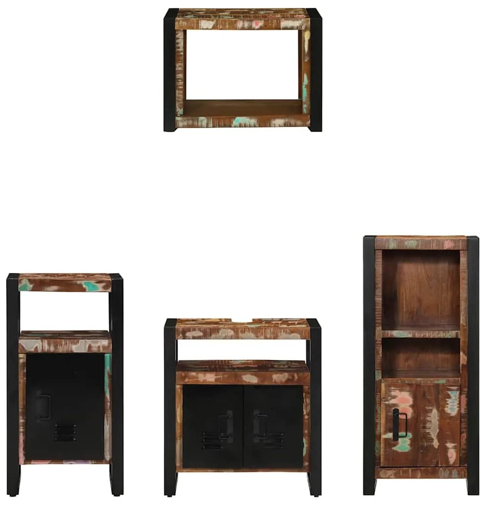 Conjunto de Móveis para Banheiro com prateleira com armazenamento com