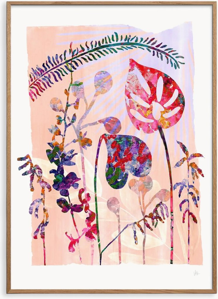 Impressão digital emoldurada O Florum