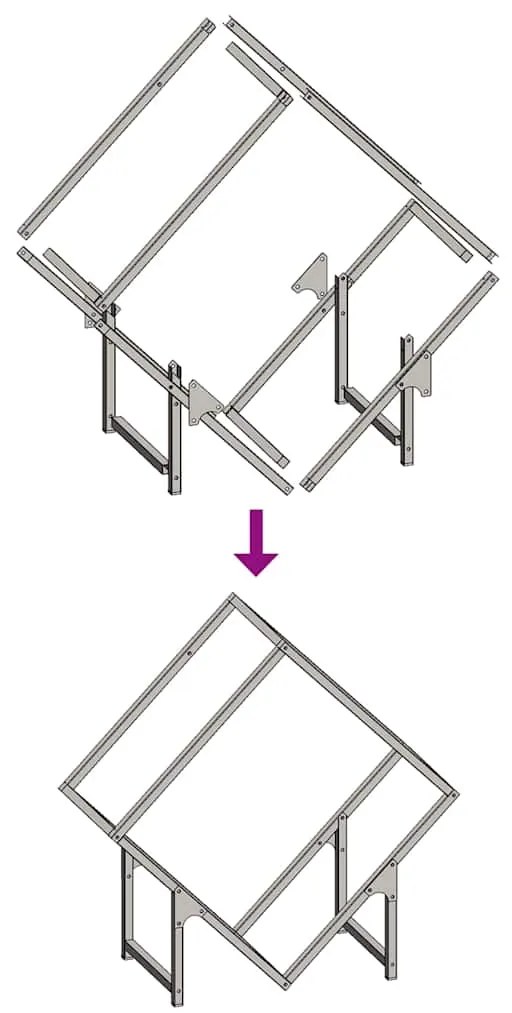 Suporte para lenha 60x25x60 cm aço laminado a frio preto