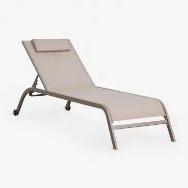 Espreguiçadeira Reclinável Com Almofada Therys Moka Brown - Sklum