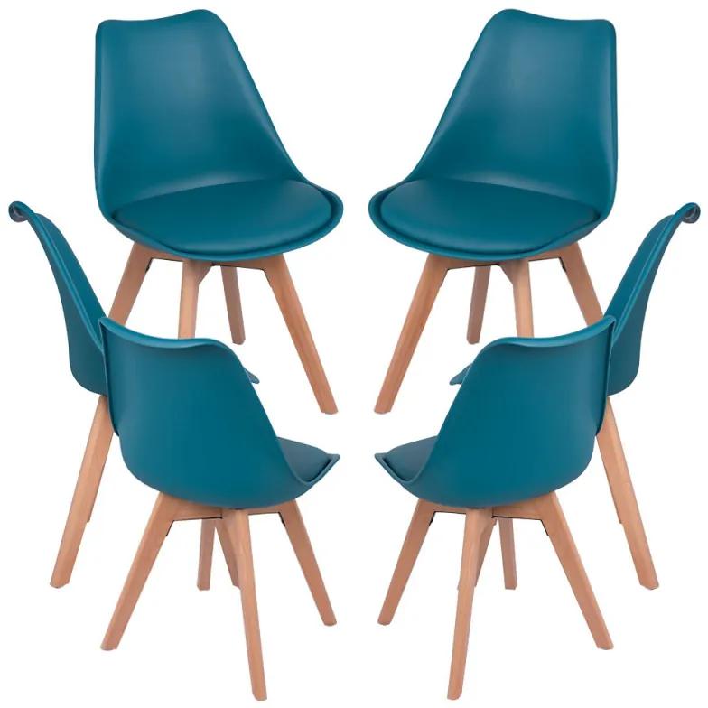 Pack 6 Cadeiras Synk Basic - Verde-azulado