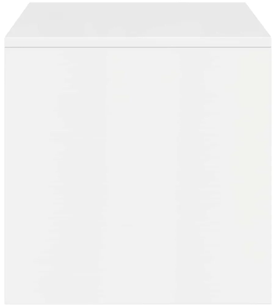 Móvel para TV 100x40x40cm derivados de madeira branco brilhante