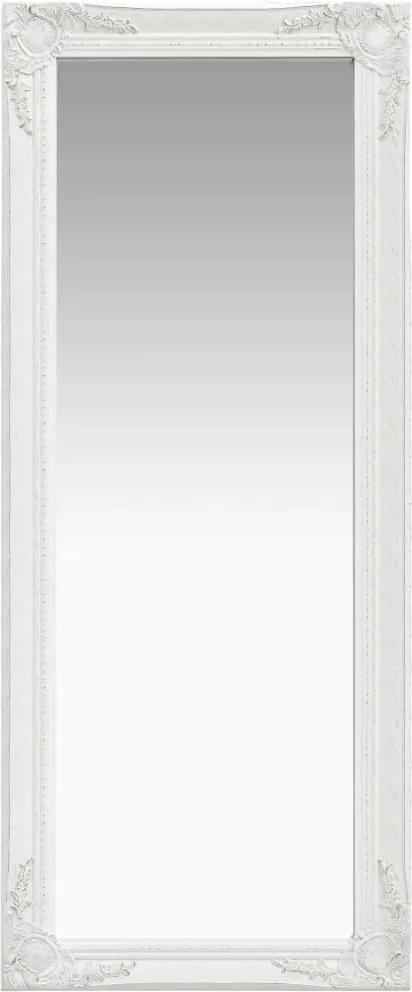 Espelho de parede estilo barroco 50x120 cm branco