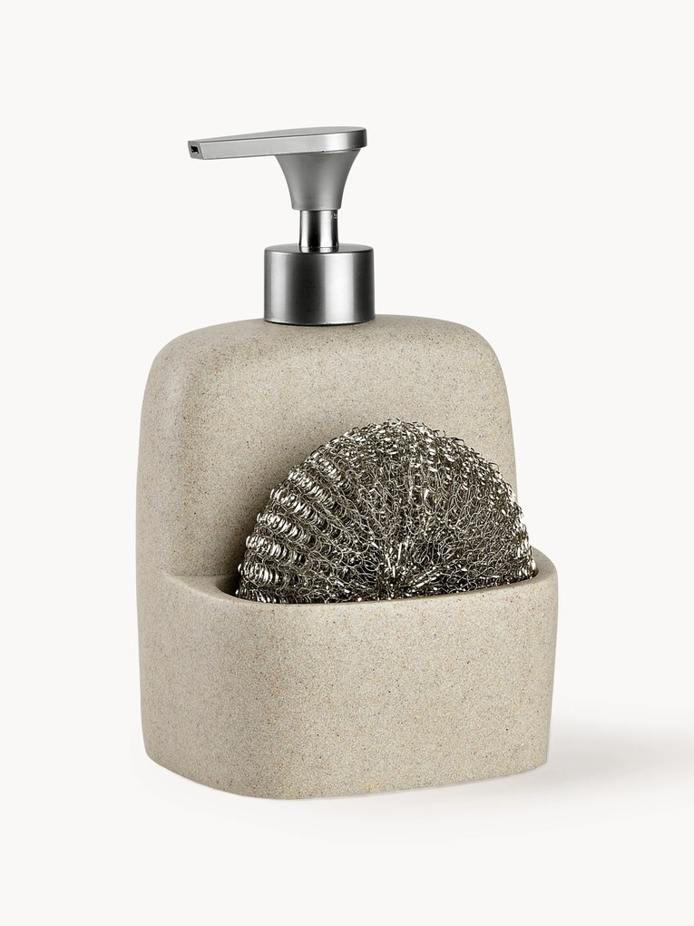 Dispensador de sabonete com esponja Sand, conjunto de 2