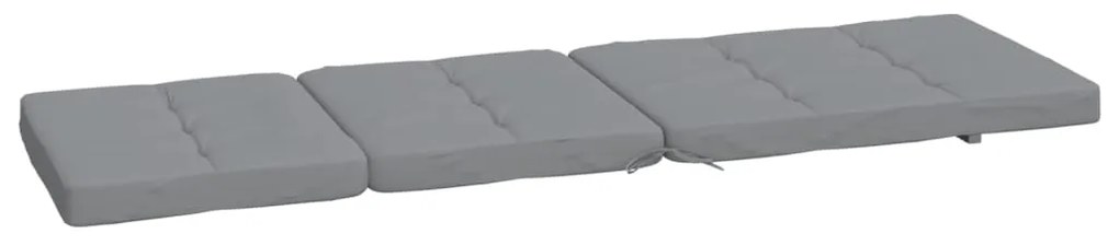 Almofadões p/ cadeira de terraço 2 pcs tecido oxford cinzento