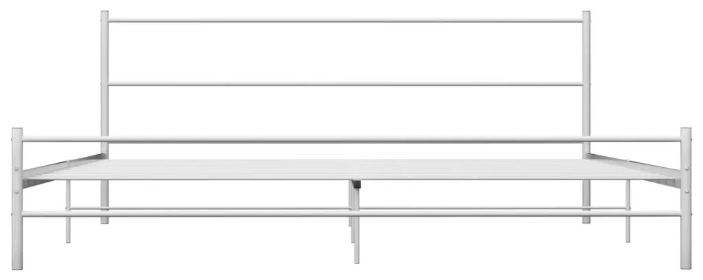 Estrutura de cama 200x200 cm metal branco