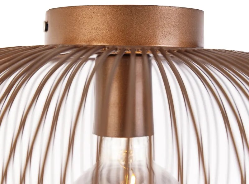 Luminária de teto industrial cobre 40 cm - Finn