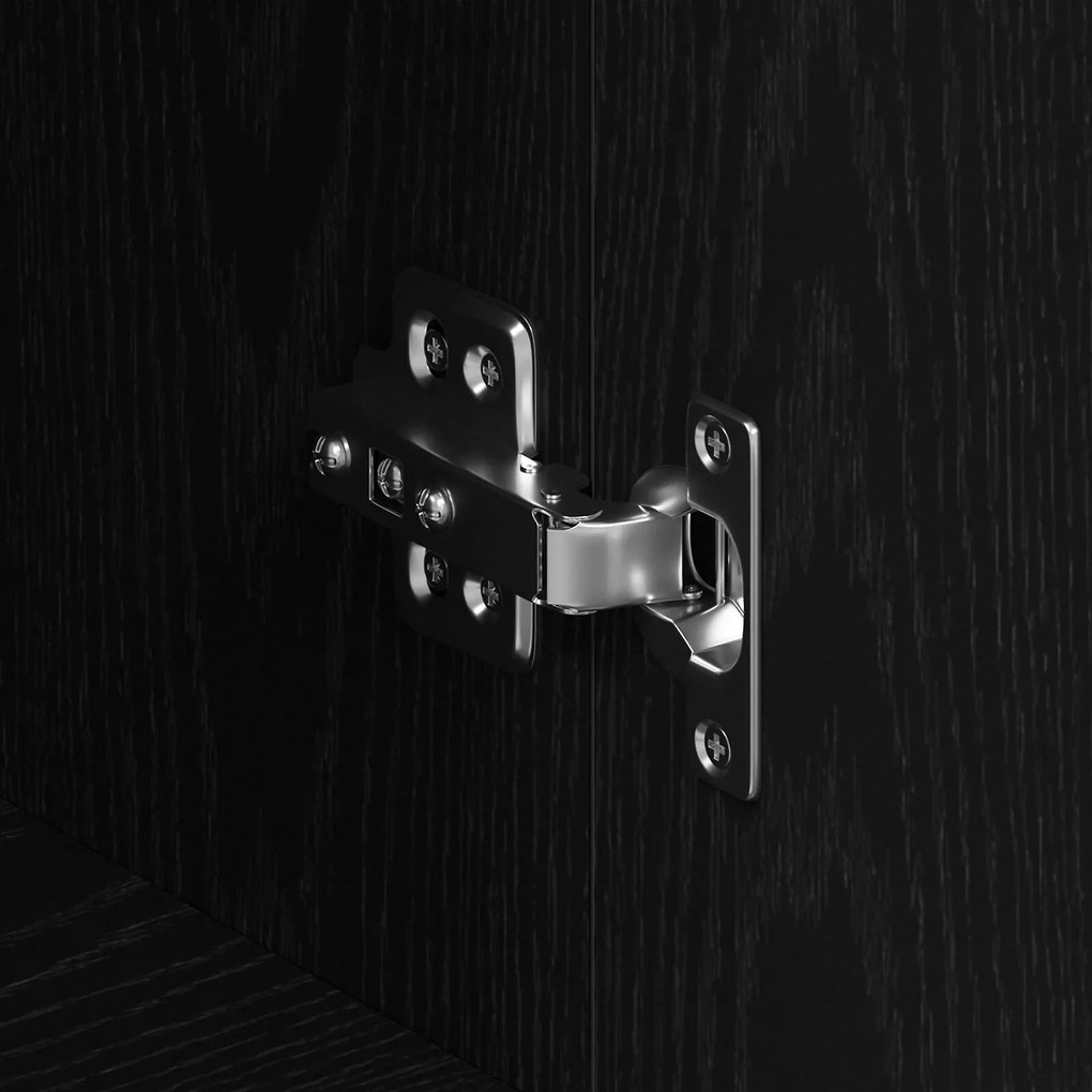 Buffet Carvalho Preto Madeira de engenharia 120 x 36 x 69 cm