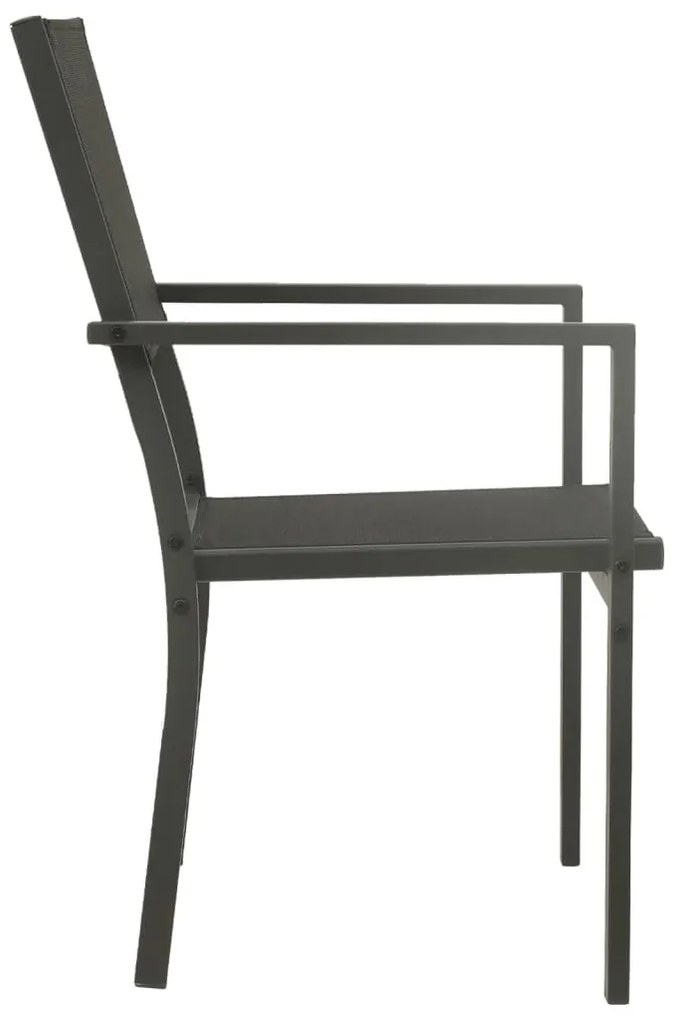 9 pcs conjunto de jantar para exterior aço