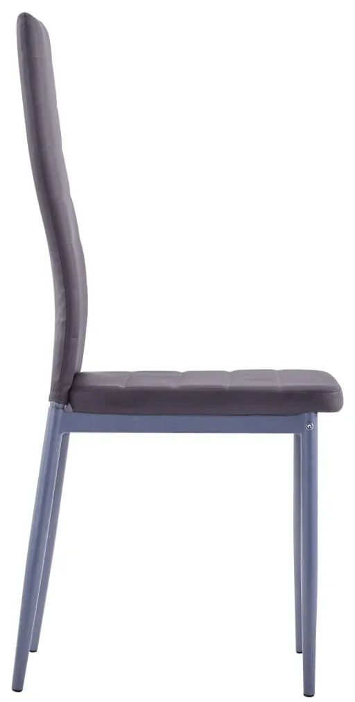 Conjunto de jantar 7 pcs cinzento