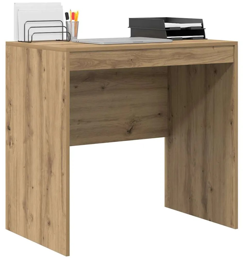 mesa Carvalho Artesanal 80x50x76 cm Madeira engenheirada