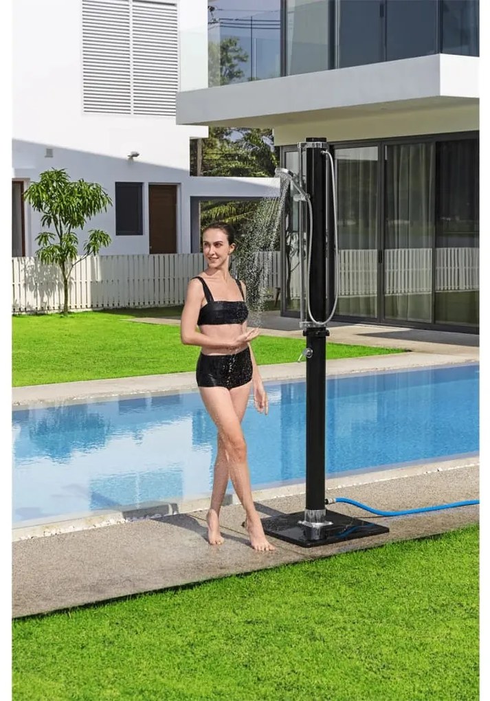 Bestway Chuveiro de exterior Solar Flow 20 L preto