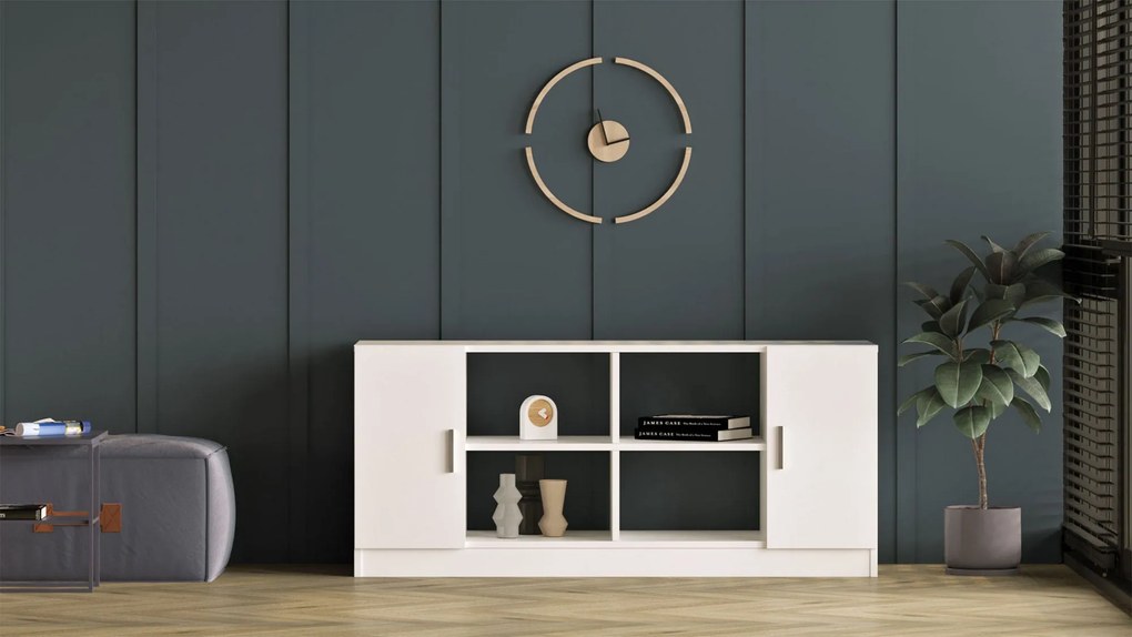 Armário Multiusos VO6 – Branco – 139,8 cm x 61,8 cm x 46,3 cm