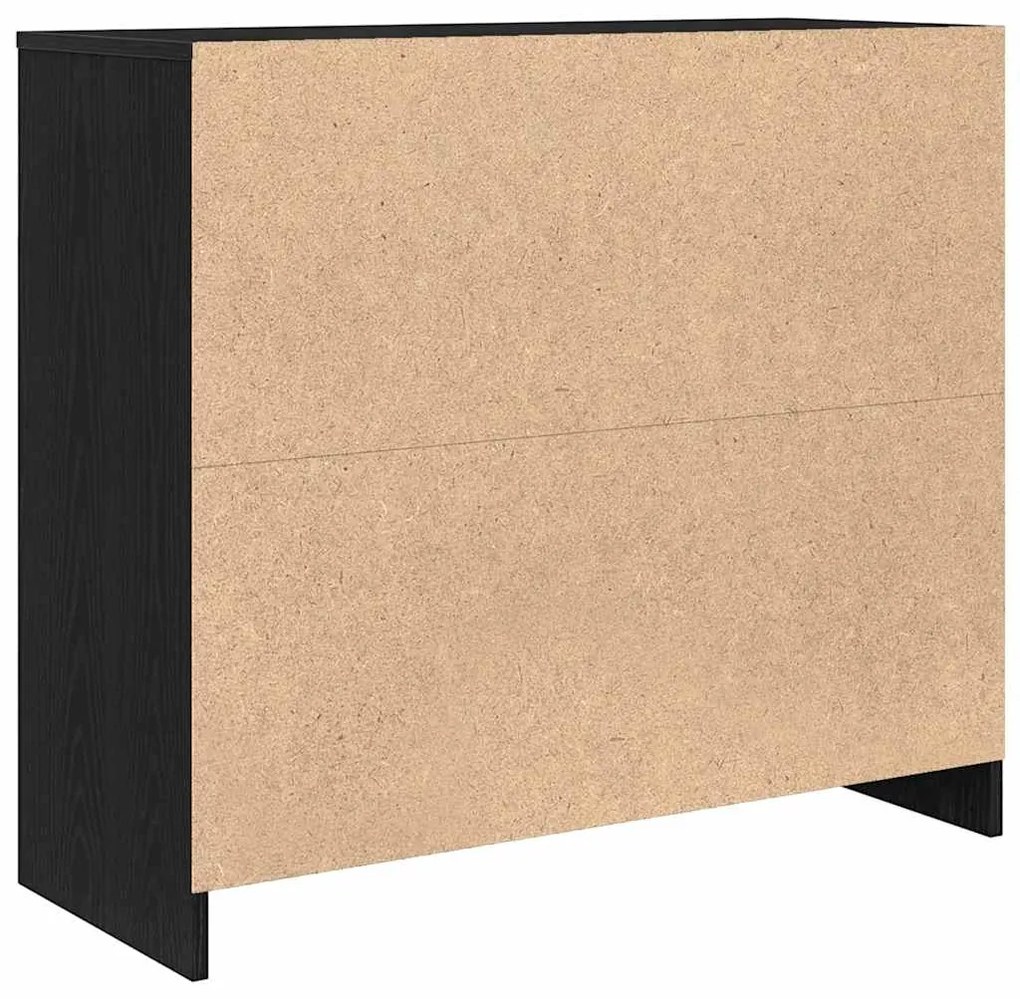 Aparador 85x34x76 cm derivados de madeira carvalho preto