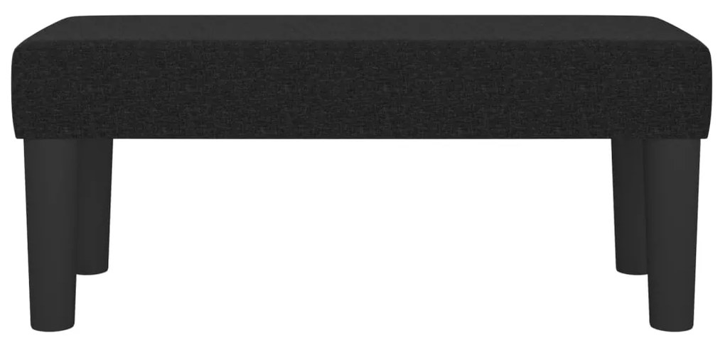 Banco 70x30x30 cm tecido preto