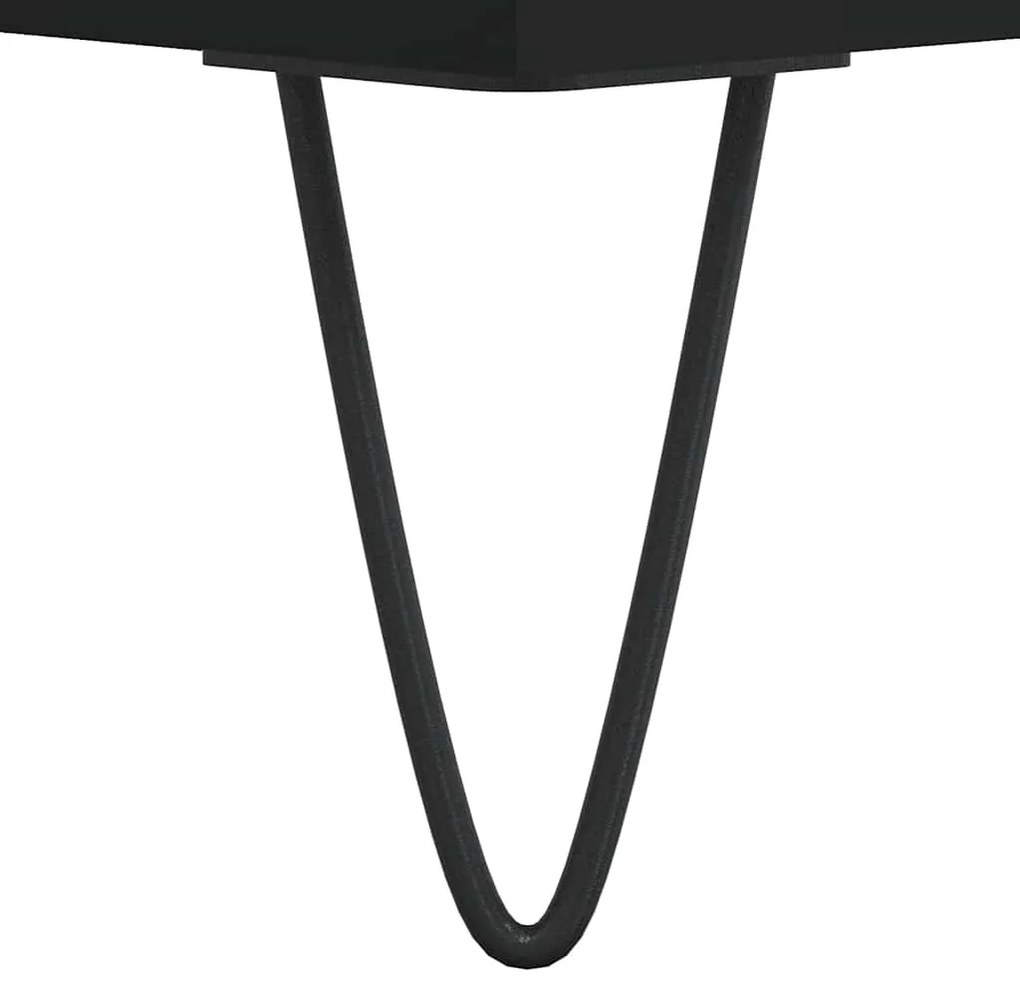 Armário de casa de banho 65x33x60cm derivados de madeira preto