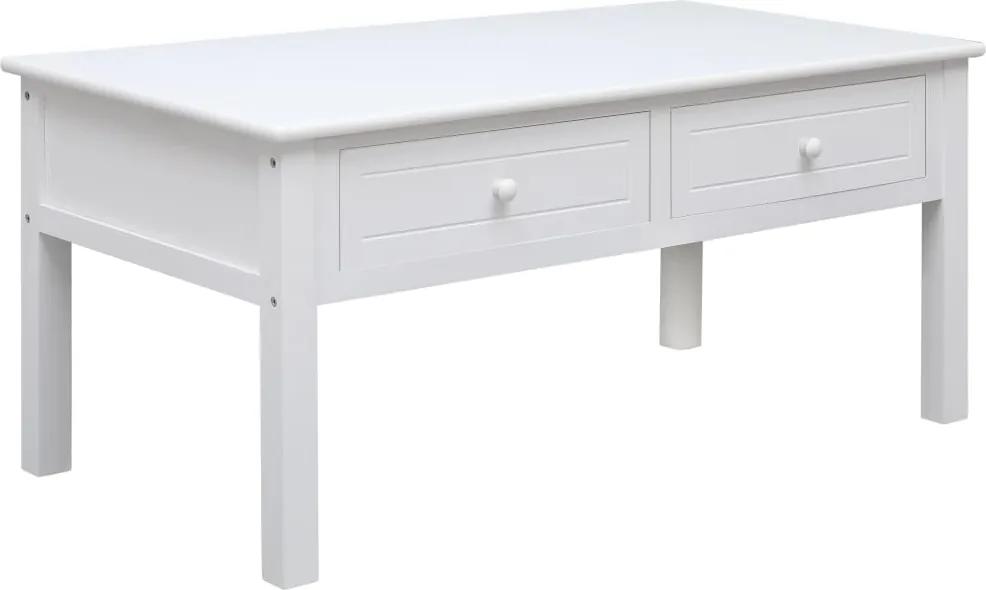 Mesa de centro 100x50x45 cm madeira branco